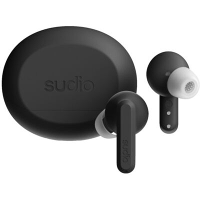 Sudio A3 Pro -langattomat nappikuulokkeet, cloudy black Sudio A3 Pro -langattomat nappikuulokkeet, cloudy black