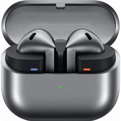 Samsung Galaxy Buds3 -langattomat nappikuulokkeet, hopea Samsung Galaxy Buds3 -langattomat nappikuulokkeet, hopea