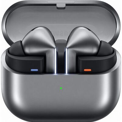Samsung Galaxy Buds3 Pro -langattomat nappikuulokkeet, hopea Samsung Galaxy Buds3 Pro -langattomat nappikuulokkeet, hopea