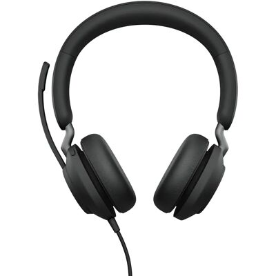 Jabra Evolve2 40 SE MS Stereo -kuulokemikrofoni, musta Jabra Evolve2 40 SE MS Stereo -kuulokemikrofoni, musta