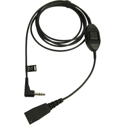Jabra - Kuulokkeiden kaapeli - Pikairrotus (uros) to stereo mini jack (uros) malleihin Alcatel 8 Series IPTouch 4038, 4068 Jabra - Kuulokkeiden kaapeli - Pikairrotus (uros) to stereo mini jack (uros) malleihin Alcatel 8 Series IPTouch 4038, 4068