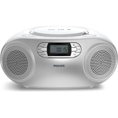 PHILIPS TAZ2000S/10 kannettava CD-soitin Bluetooth 6.0 -yhteydellä, FM-radiolla ja USB-liitännällä, hopea PHILIPS TAZ2000S/10 kannettava CD-soitin Bluetooth 6.0 -yhteydellä, FM-radiolla ja USB-liitännällä, hopea