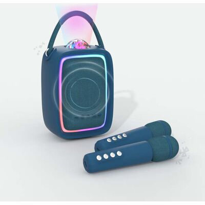 MOB Karaoke Singy Party Bluetooth kannettava kaiutin, tummansininen MOB Karaoke Singy Party Bluetooth kannettava kaiutin, tummansininen