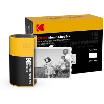 KODAK Instant Camera Memo Shot MS100 Yellow Bundle KODAK Instant Camera Memo Shot MS100 Yellow Bundle