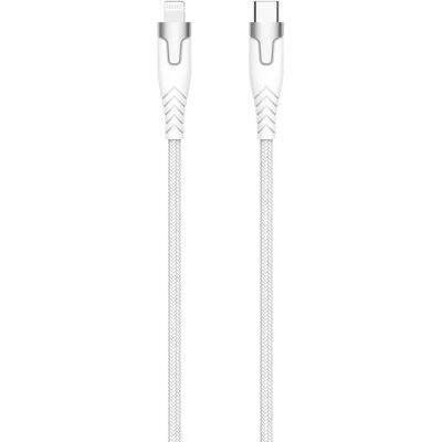 Gear Kevlar Pro USB-C – Lightning -kaapeli, 1,5 m, valkoinen Gear Kevlar Pro USB-C – Lightning -kaapeli, 1,5 m, valkoinen
