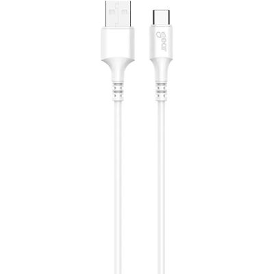 GEAR Gen2 2m Valkoinen USB-A-USB-C Latauskaapeli GEAR Gen2 2m Valkoinen USB-A-USB-C Latauskaapeli