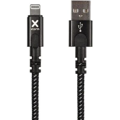 Xtorm CX2021 Musta 3m Lightning USB Kaapeli - Kaapeli Xtorm CX2021 Musta 3m Lightning USB Kaapeli - Kaapeli