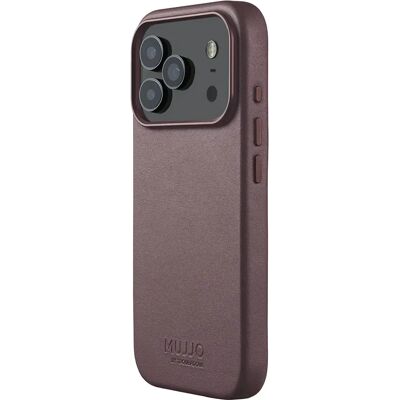 Mujjo Leather Case MagSafe, iPhone 17 Pro -suojakuori, Bronze Red Mujjo Leather Case MagSafe, iPhone 17 Pro -suojakuori, Bronze Red