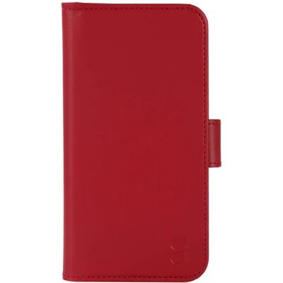 Gear Nahkainen Lompakko Suojakotelo iPhone 12 / 12 Pro - Punainen Gear Nahkainen Lompakko Suojakotelo iPhone 12 / 12 Pro - Punainen