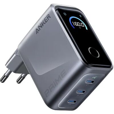 Anker Prime Laturi - 160W - 3 Porttia - Langaton Lataus Anker Prime Laturi - 160W - 3 Porttia - Langaton Lataus