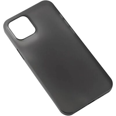 Gear ultraväikeä musta puoliksi läpinäkyvä iPhone 12 Pro Max -suojus Gear ultraväikeä musta puoliksi läpinäkyvä iPhone 12 Pro Max -suojus