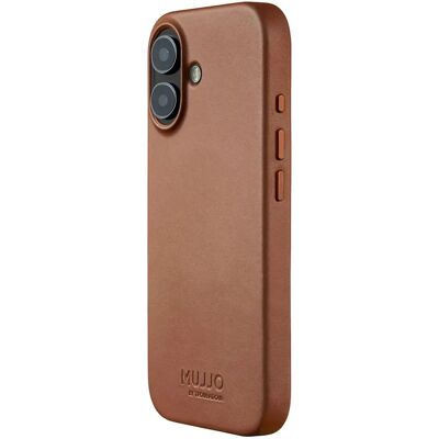 MUJJO Full Leather MagSafe, iPhone 17 -lompakkokotelo, Tan MUJJO Full Leather MagSafe, iPhone 17 -lompakkokotelo, Tan
