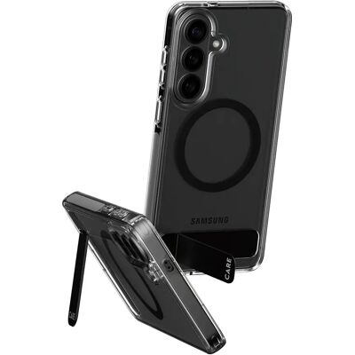 PanzerGlass CARE, Galaxy S26+ -suojakuori, läpinäkyvä, musta Kickstand PanzerGlass CARE, Galaxy S26+ -suojakuori, läpinäkyvä, musta Kickstand