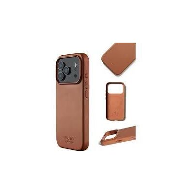 Mujjo Wallet Leather Case MagSafe, iPhone 17 Pro -kotelo, Tan Mujjo Wallet Leather Case MagSafe, iPhone 17 Pro -kotelo, Tan
