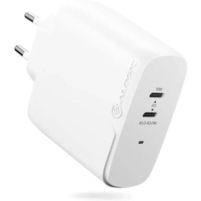 ALOGIC WCG2X63 EU Matkapuhelinlaturi - Yleinen Valkoinen - Laturi USB-C-laitteille ALOGIC WCG2X63 EU Matkapuhelinlaturi - Yleinen Valkoinen - Laturi USB-C-laitteille