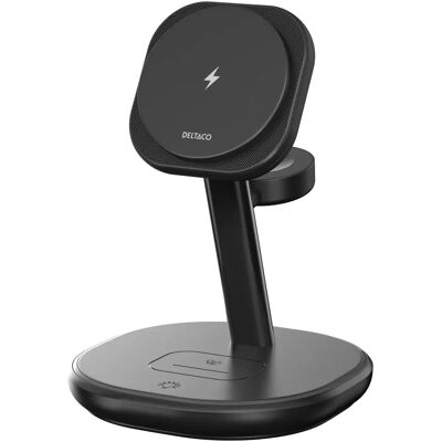 Deltaco - QI-1049 - 3-in-1 Magneettinen - Langallinen laturi Deltaco - QI-1049 - 3-in-1 Magneettinen - Langallinen laturi