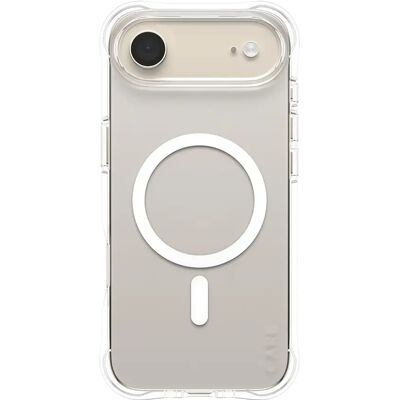 CARE by PanzerGlass Samba MagSafe, iPhone Air -suojakuori, läpinäkyvä / valkoinen CARE by PanzerGlass Samba MagSafe, iPhone Air -suojakuori, läpinäkyvä / valkoinen