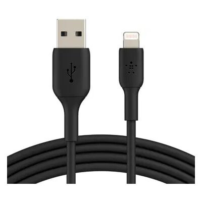 Belkin BoostCharge Lightning – USB-A -kaapeli, 2 m, musta Belkin BoostCharge Lightning – USB-A -kaapeli, 2 m, musta