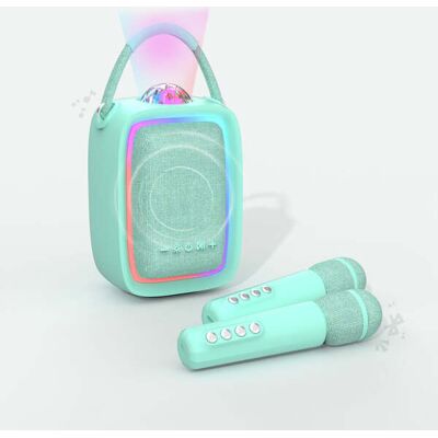 MOB Karaoke Singy Party SP-BL-01 Bluetooth karaokekaiutin, sininen MOB Karaoke Singy Party SP-BL-01 Bluetooth karaokekaiutin, sininen
