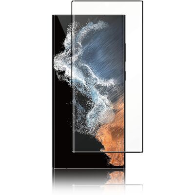 Panzer Premium Kaareva Karkaistu Lasi Galaxy S23 Ultra - Musta Panzer Premium Kaareva Karkaistu Lasi Galaxy S23 Ultra - Musta