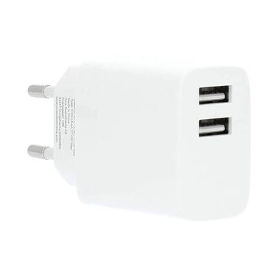 GEAR Laturi 220V 2xUSB-A 3.4A Valkoinen USB-C 2.0 Kaapeli 1m GEAR Laturi 220V 2xUSB-A 3.4A Valkoinen USB-C 2.0 Kaapeli 1m