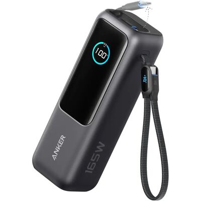 Anker Power Bank 25K 25000mAh, 165W -varavirtalähde, Musta Anker Power Bank 25K 25000mAh, 165W -varavirtalähde, Musta
