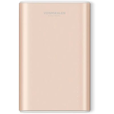 VONMÄHLEN Evergreen 10000mAh, Quick Charge 3.0, Power Delivery -varavirtalähde, Ruusukulta VONMÄHLEN Evergreen 10000mAh, Quick Charge 3.0, Power Delivery -varavirtalähde, Ruusukulta