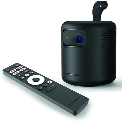 Thomson Vega PG35B Google TV Full HD 600 ANSI lm -kannettava LED-projektori, musta Thomson Vega PG35B Google TV Full HD 600 ANSI lm -kannettava LED-projektori, musta
