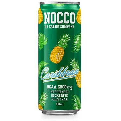 NOCCO - BCAA+ Caribbean - Karibian ananas-graaffruit - Energiajuoma NOCCO - BCAA+ Caribbean - Karibian ananas-graaffruit - Energiajuoma