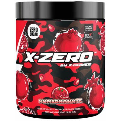 X-Gamer X-Zero Granaattiomena - 100 Annoksen Energiajauhe X-Gamer X-Zero Granaattiomena - 100 Annoksen Energiajauhe