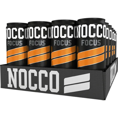 NOCCO FOCUS Black Orange -energiajuoma 330 ml 24-pack NOCCO FOCUS Black Orange -energiajuoma 330 ml 24-pack