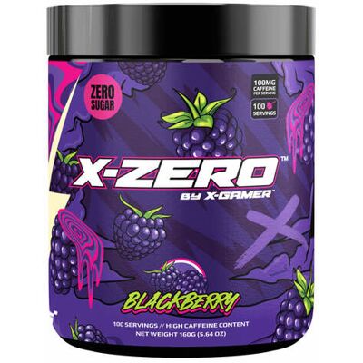 X-Gamer X-Zero Mustikka - Energiajuomajauhe mustikka X-Gamer X-Zero Mustikka - Energiajuomajauhe mustikka