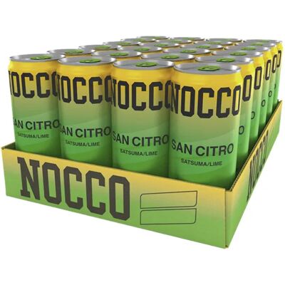 NOCCO BCAA San Citro -energiajuoma 330ml, 24-pack NOCCO BCAA San Citro -energiajuoma 330ml, 24-pack