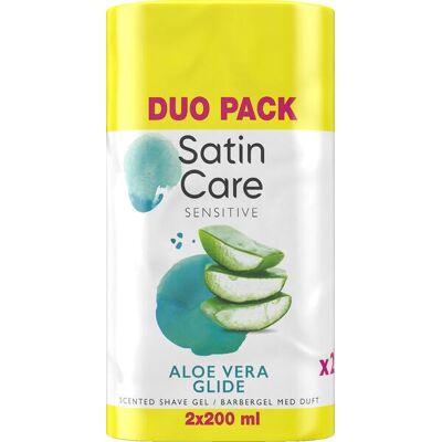 Gillette - Satin Care Sensitive Aloe Vera Glide - Aloe Vera - Naiset - Parranajo geeli Gillette - Satin Care Sensitive Aloe Vera Glide - Aloe Vera - Naiset - Parranajo geeli