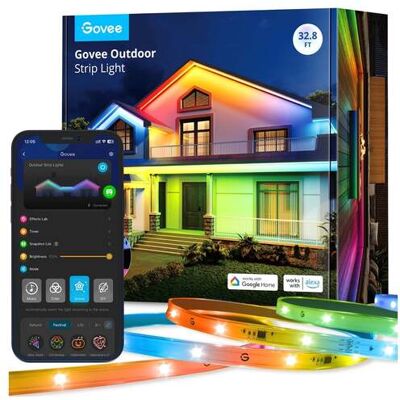 Govee RGBIC Neon LED nauha - 10m Ulkokäyttöön Vedenpitävä Govee RGBIC Neon LED nauha - 10m Ulkokäyttöön Vedenpitävä