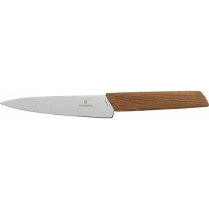 Victorinox Swiss Modern -kokkiveitsi, 15 cm, pähkinäpuu Victorinox Swiss Modern -kokkiveitsi, 15 cm, pähkinäpuu