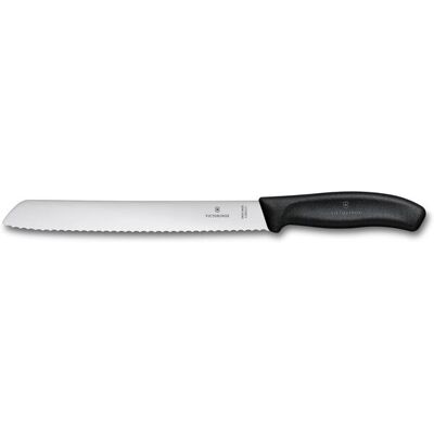 Victorinox Swiss Classic Musta 21cm Sahalaitainen leipäveitsi - Leipäveitsi Victorinox Swiss Classic Musta 21cm Sahalaitainen leipäveitsi - Leipäveitsi