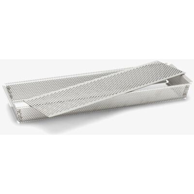 De Buyer Perforoitu suorakulmainen leivontavuoka ruostumatonta terästä 35 x 10,5 cm (Irrotettava pohja) De Buyer Perforoitu suorakulmainen leivontavuoka ruostumatonta terästä 35 x 10,5 cm (Irrotettava pohja)