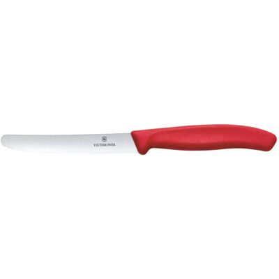 Victorinox Swiss Classic tomaatti- ja pöytäveitsi, 11 cm, punainen Victorinox Swiss Classic tomaatti- ja pöytäveitsi, 11 cm, punainen