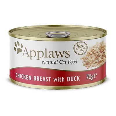 Applaws Chicken Breast with Duck in Broth, Kissan märkäruoka, Adult, 70 g Applaws Chicken Breast with Duck in Broth, Kissan märkäruoka, Adult, 70 g
