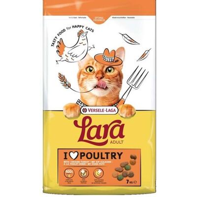 Versele-laga Lara Adult Turkey & Chicken, Kissan kuivaruoka, 7 kg Versele-laga Lara Adult Turkey & Chicken, Kissan kuivaruoka, 7 kg
