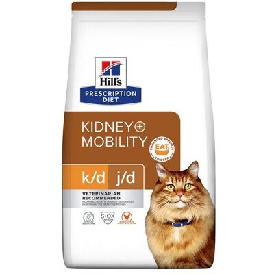 Hill's Prescription Diet k/d + Mobility Chicken, Kissan kuivaruoka, Adult, 3 kg Hill's Prescription Diet k/d + Mobility Chicken, Kissan kuivaruoka, Adult, 3 kg