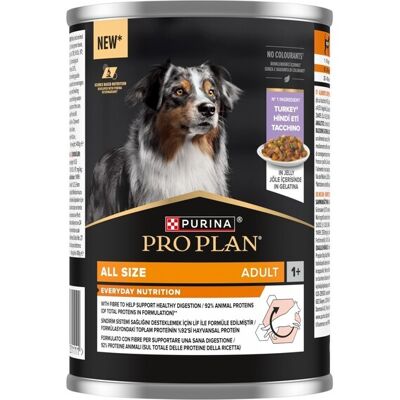 Purina Pro Plan Everyday Nutrition All Size Turkey in Jelly, Koiran märkäruoka, Adult, 400 g Purina Pro Plan Everyday Nutrition All Size Turkey in Jelly, Koiran märkäruoka, Adult, 400 g