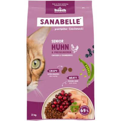Bosch Sanabelle Life Senior Chicken & Cranberries, Kissan kuivaruoka, 8 kg Bosch Sanabelle Life Senior Chicken & Cranberries, Kissan kuivaruoka, 8 kg