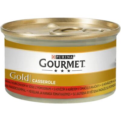 Purina Gourmet Gold Mix Beef and Chicken, Kissan märkäruoka, Adult, 85 g Purina Gourmet Gold Mix Beef and Chicken, Kissan märkäruoka, Adult, 85 g