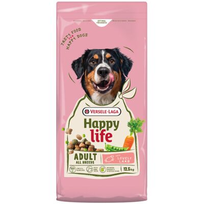 VERSELE-LAGA Happy Life Lamb, Koiran kuivaruoka, Adult, ruoansulatuksen hoito, 12,5 kg VERSELE-LAGA Happy Life Lamb, Koiran kuivaruoka, Adult, ruoansulatuksen hoito, 12,5 kg