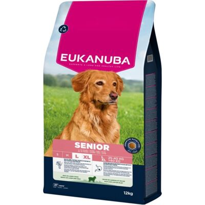 Eukanuba Senior Large Breed Lamb & Rice, Koiran kuivaruoka, 12 kg Eukanuba Senior Large Breed Lamb & Rice, Koiran kuivaruoka, 12 kg