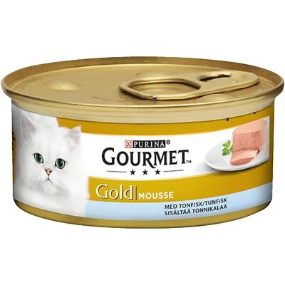 Purina Gourmet Gold Mousse with Tuna, Kissan märkäruoka, Adult, Senior, 85 g Purina Gourmet Gold Mousse with Tuna, Kissan märkäruoka, Adult, Senior, 85 g
