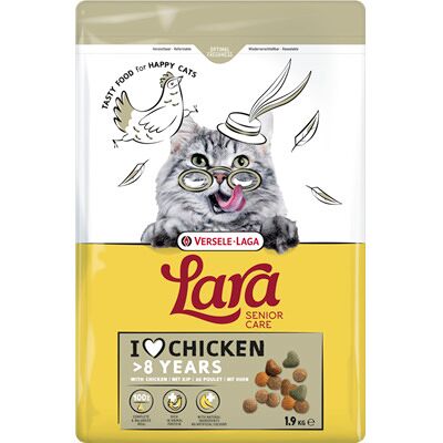Versele-laga Lara Senior Chicken, Kissan kuivaruoka, 1,9 kg Versele-laga Lara Senior Chicken, Kissan kuivaruoka, 1,9 kg