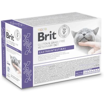 Brit Veterinary Diet Gastrointestinal Salmon, Kissan märkäruoka, Adult, 200 g Brit Veterinary Diet Gastrointestinal Salmon, Kissan märkäruoka, Adult, 200 g